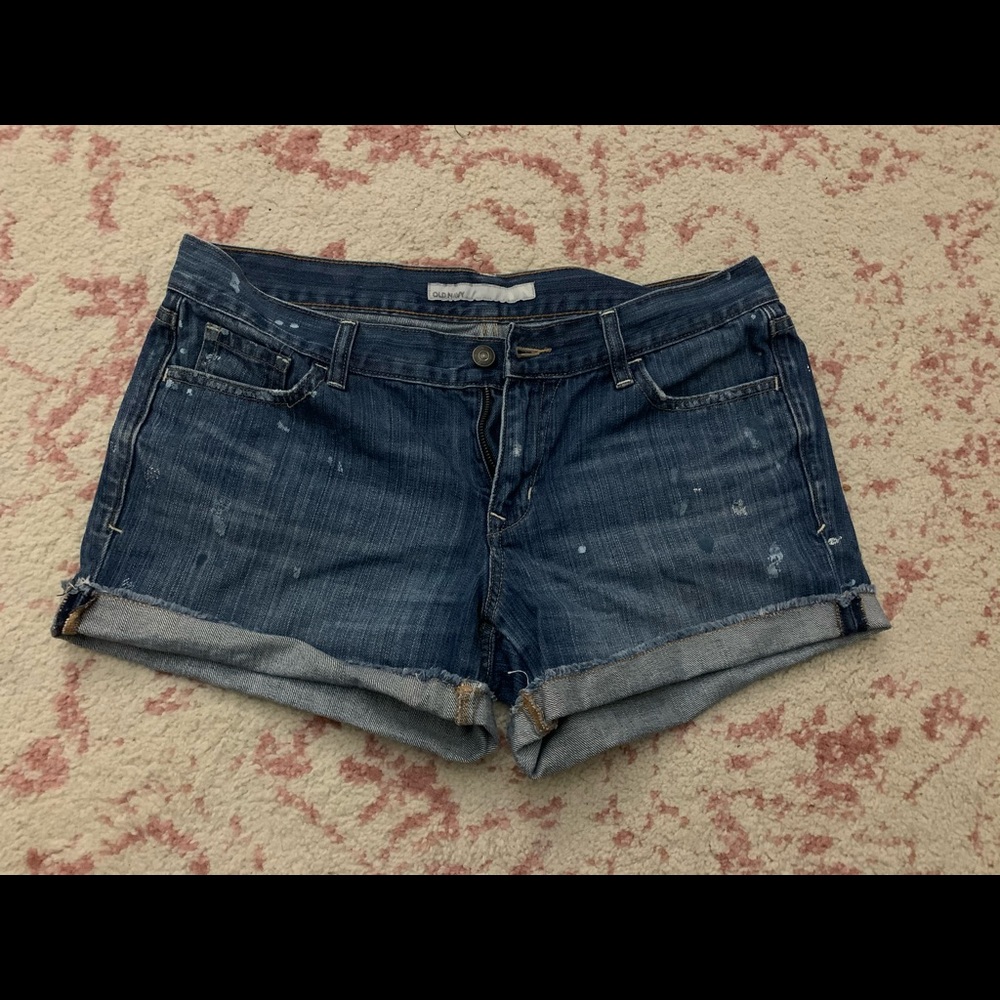 Denim shorts